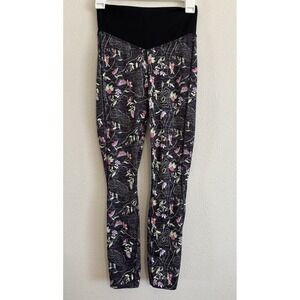 The North Face Womens S Floral Print High Rise Leggings Black Butterfly Hiking